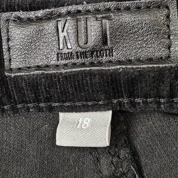 KUT FROM THE KLOTH Women's Black Karen Corduroy Baby Bootcut, Size 18 - Picture 6 of 14